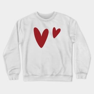 Two Little Hearts Crewneck Sweatshirt